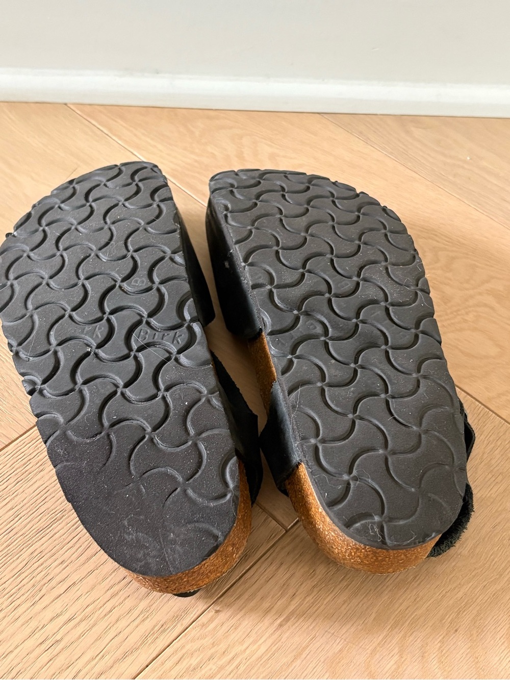 BIRKENSTOCK Messina 37 Discontinued Black Women Sandals Shoes - Picture 7 of 9